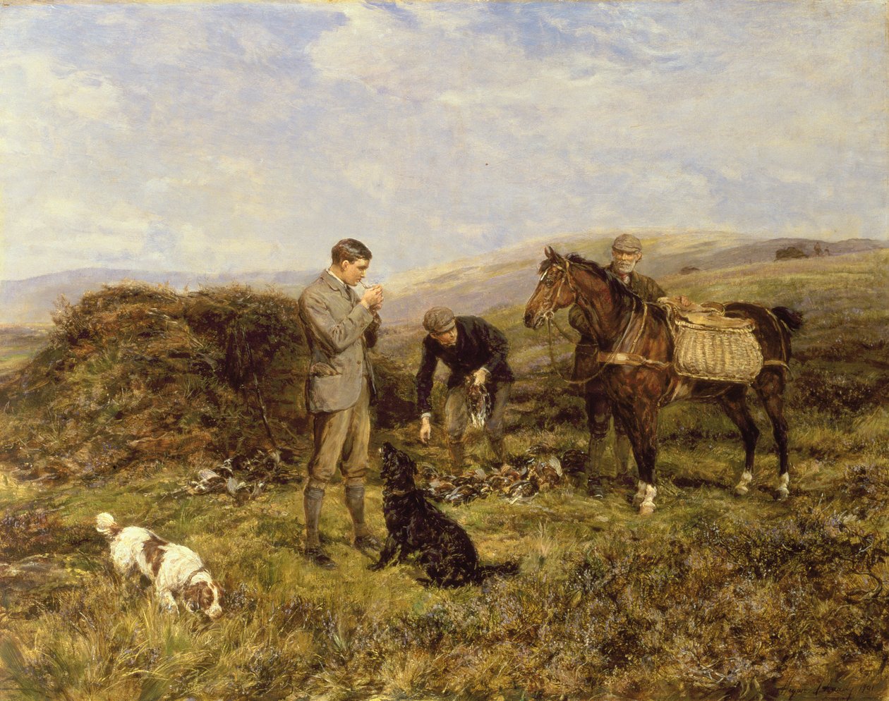 Grouse Shooting by Heywood Hardy
