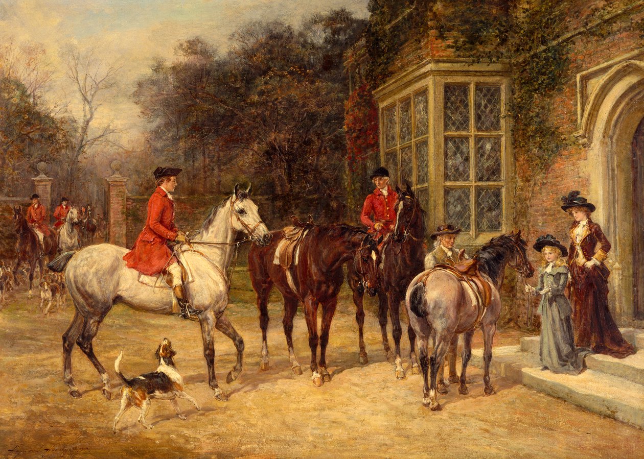 The Meet by Heywood Hardy