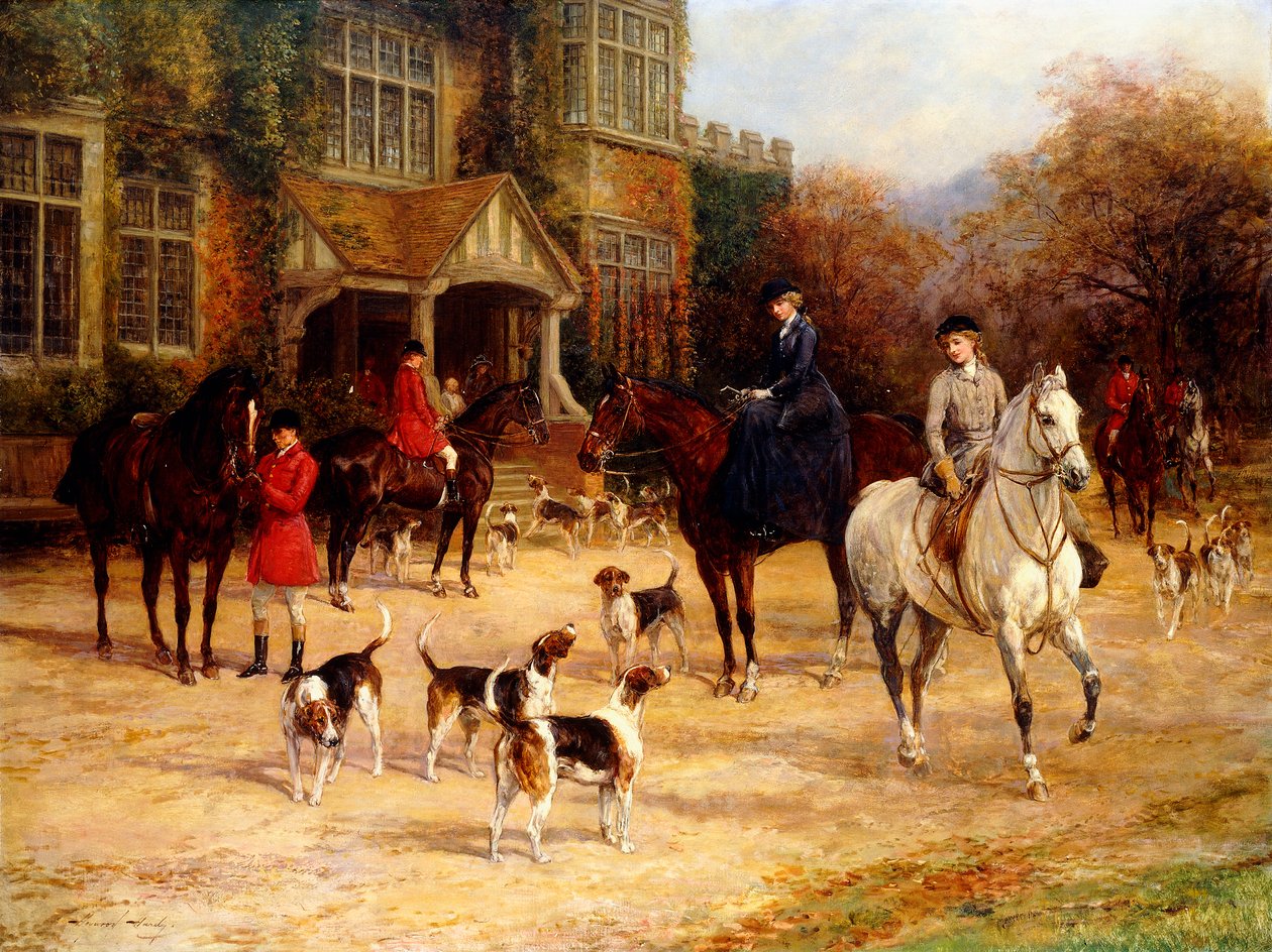 The Meet by Heywood Hardy