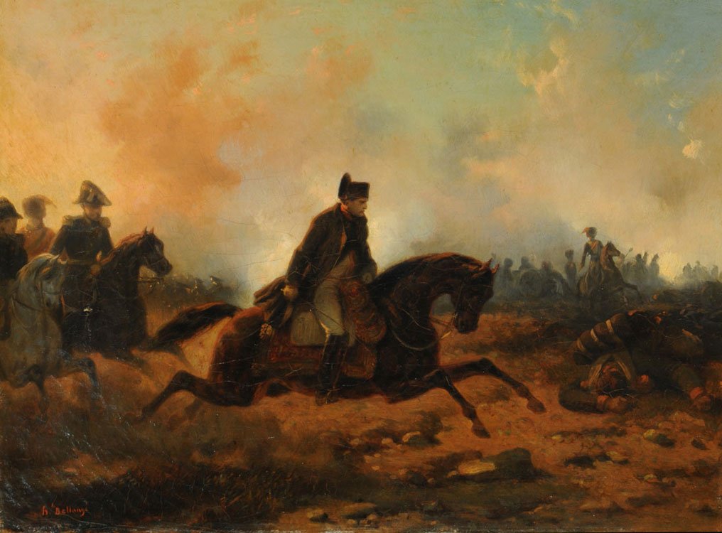 Napoleon and the Loot of Waterloo by Hippolyte Bellange