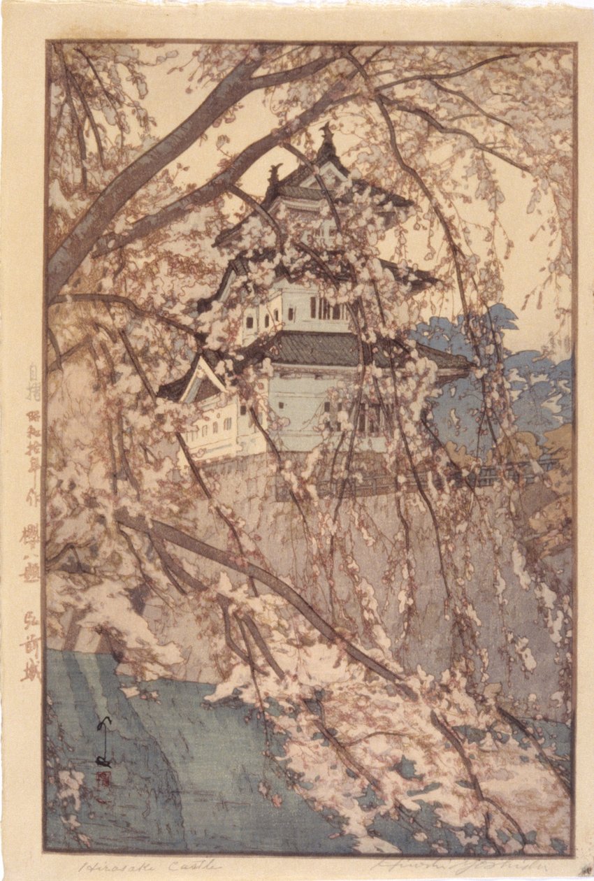 Hirosaki Castle by Hiroshi Yoshida