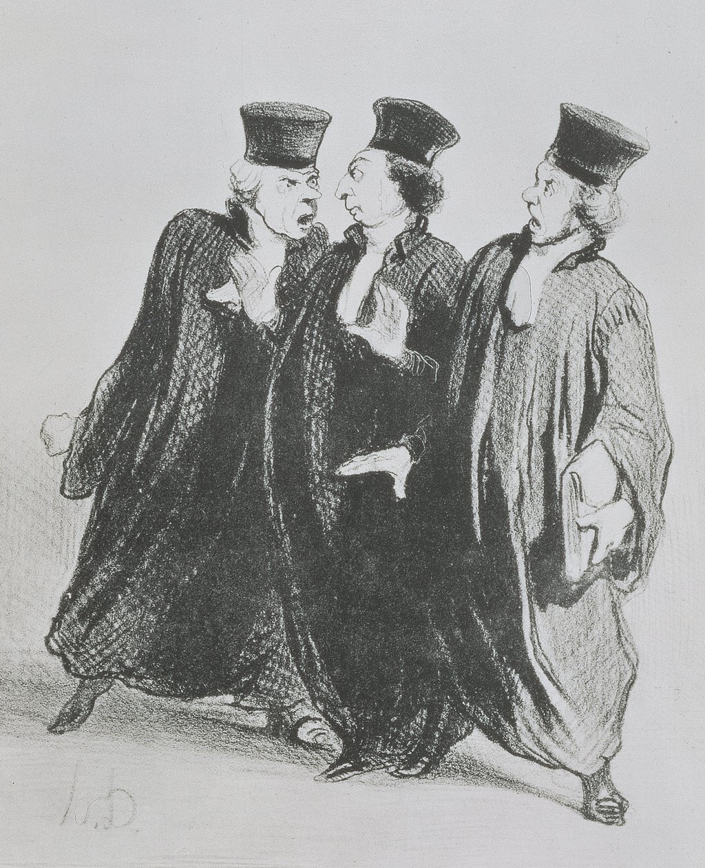 A Dispute Outside the Courtroom, from the Series 