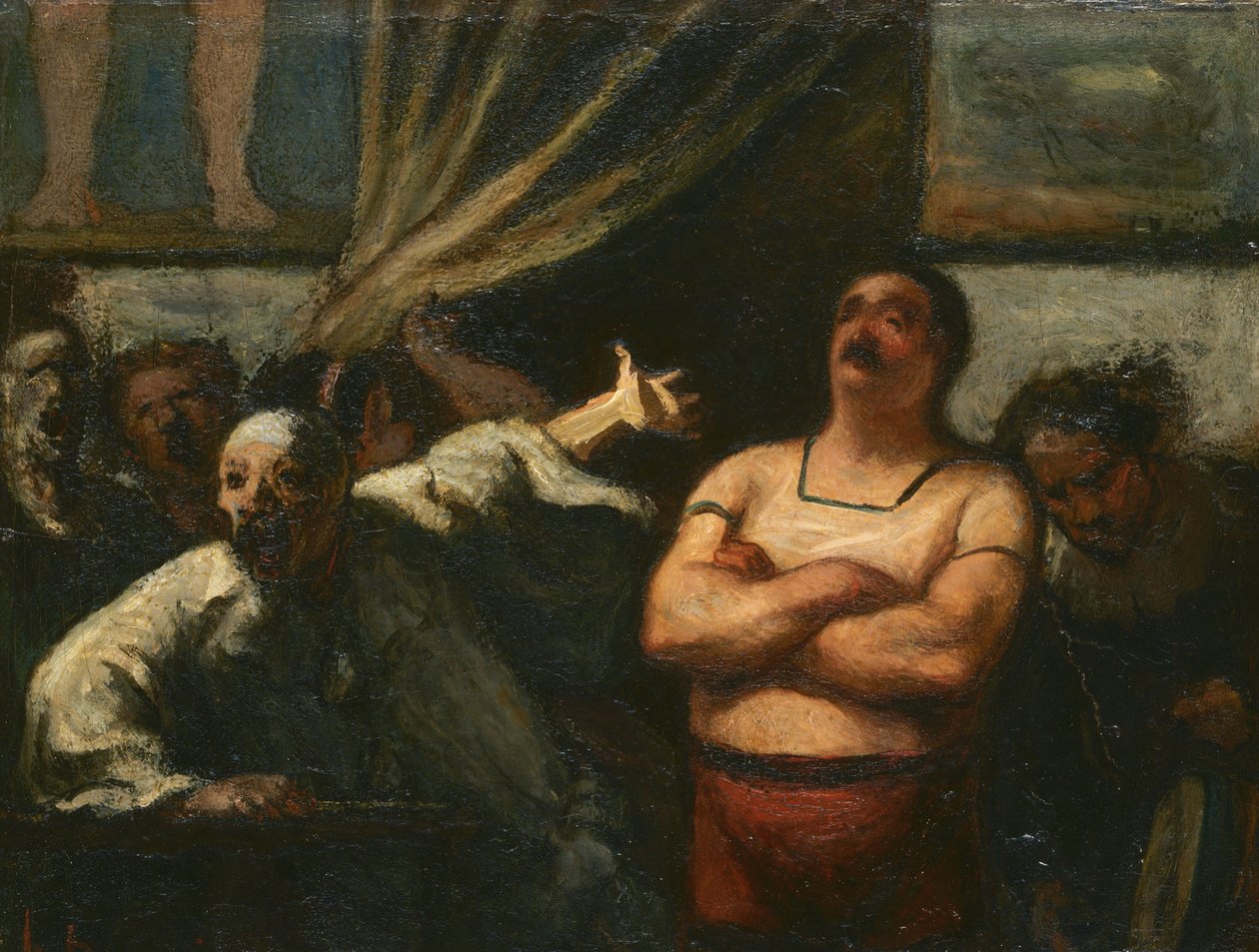 The Strong Man by Honoré Daumier