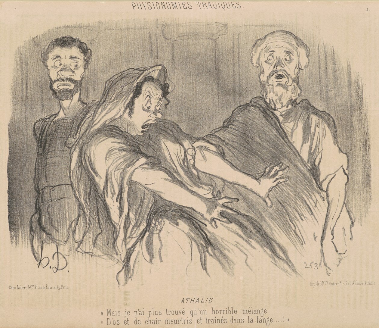 Athalie by Honoré Daumier