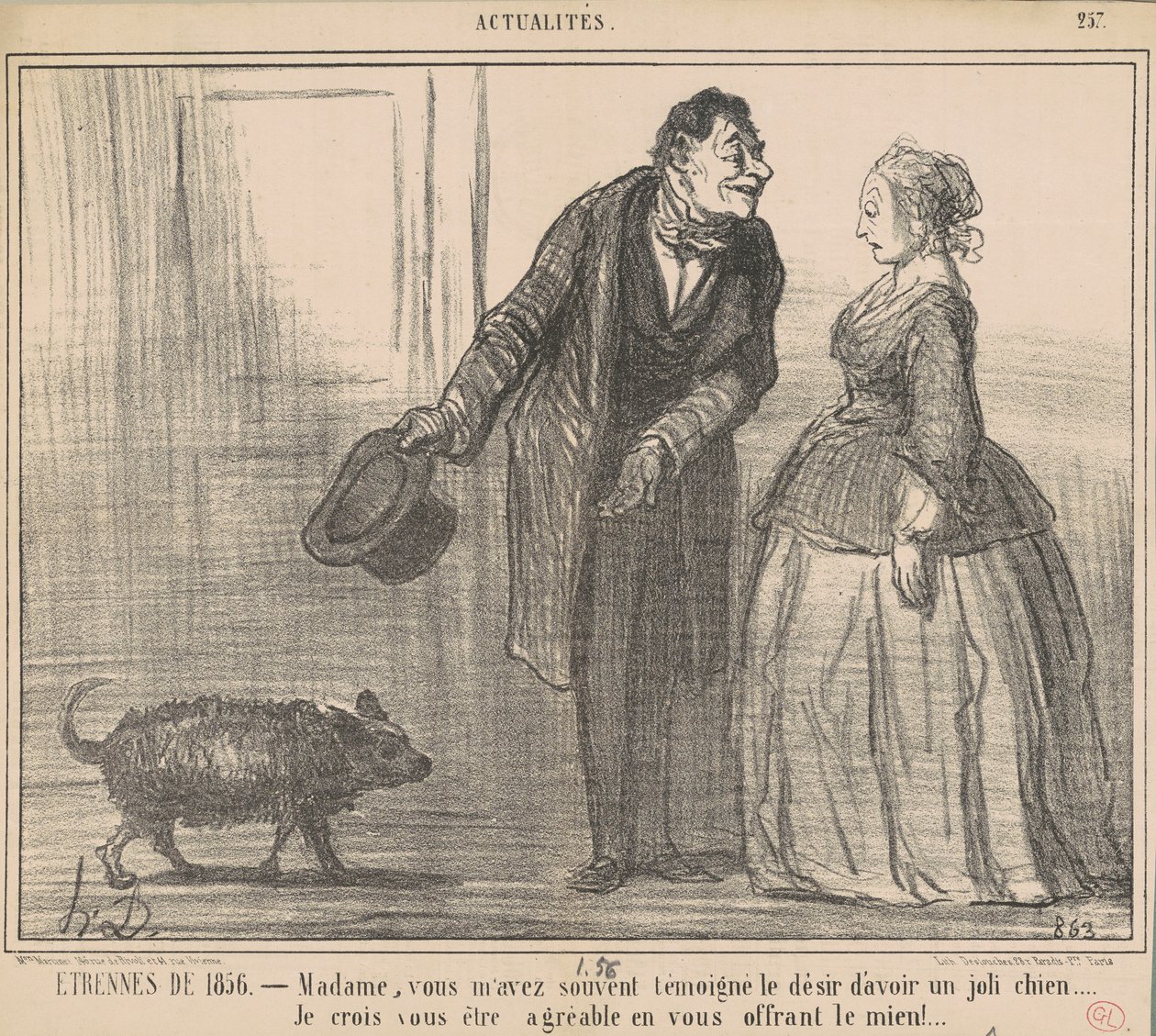 Gifts of 1856 ... by Honoré Daumier