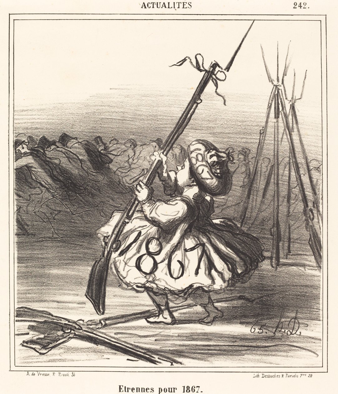Gifts for 1867 by Honoré Daumier