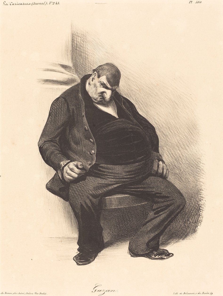 Gazan by Honoré Daumier