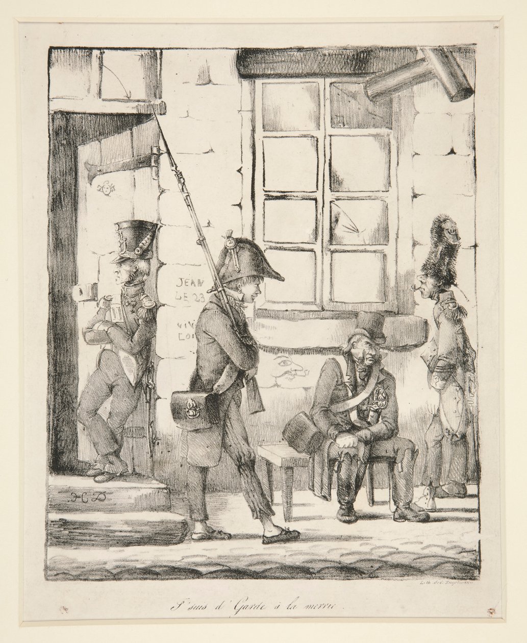 J by Honoré Daumier