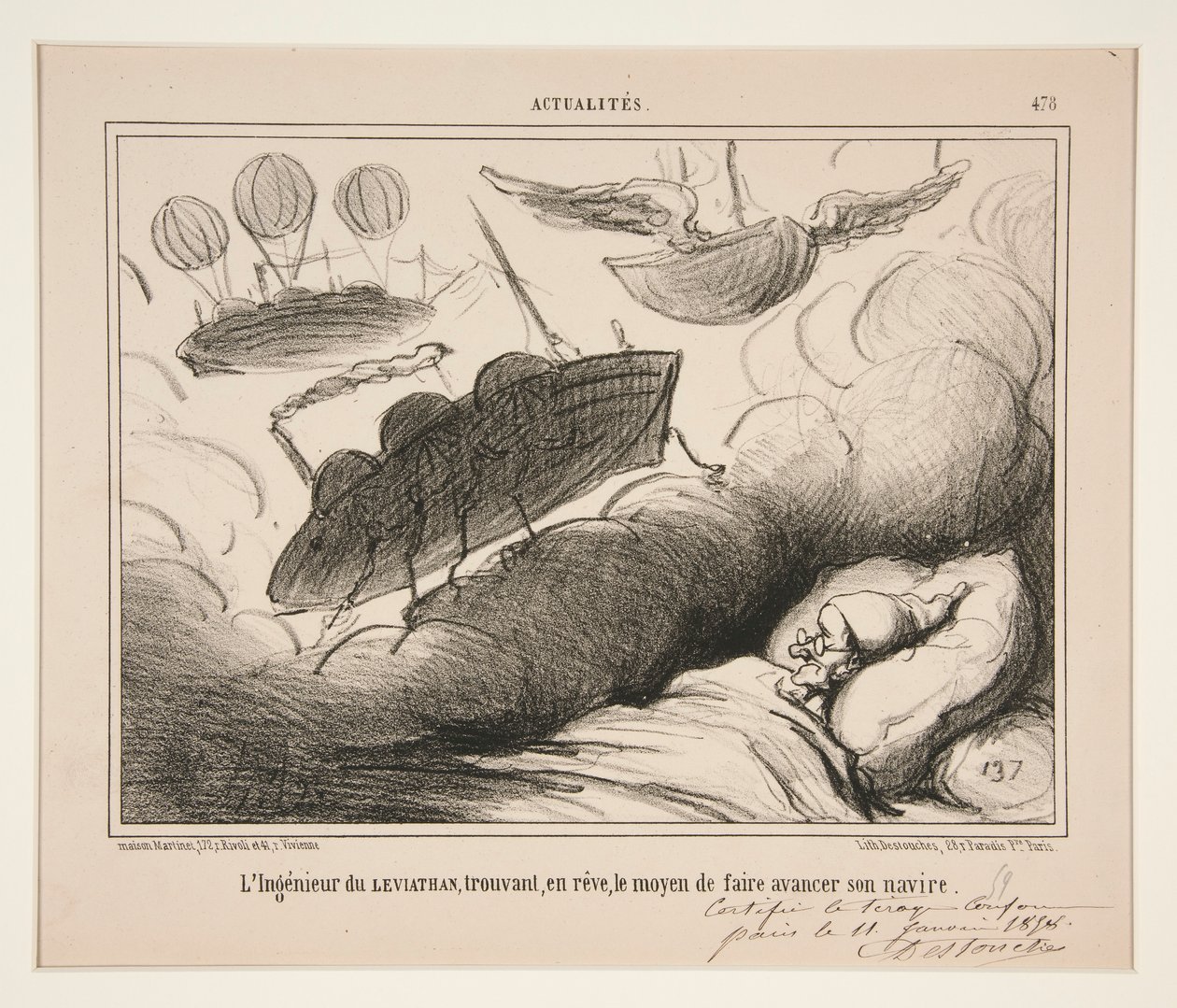 L by Honoré Daumier