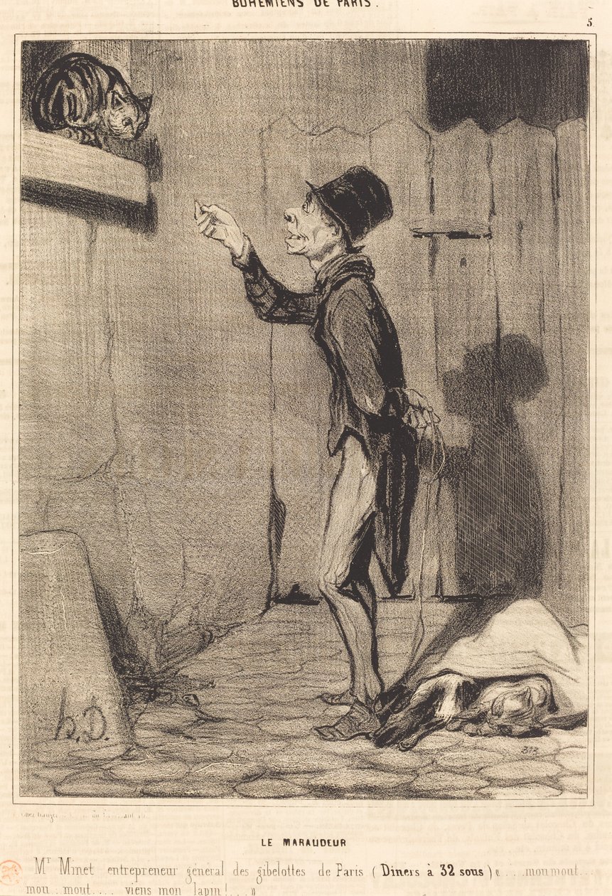 The Marauder by Honoré Daumier