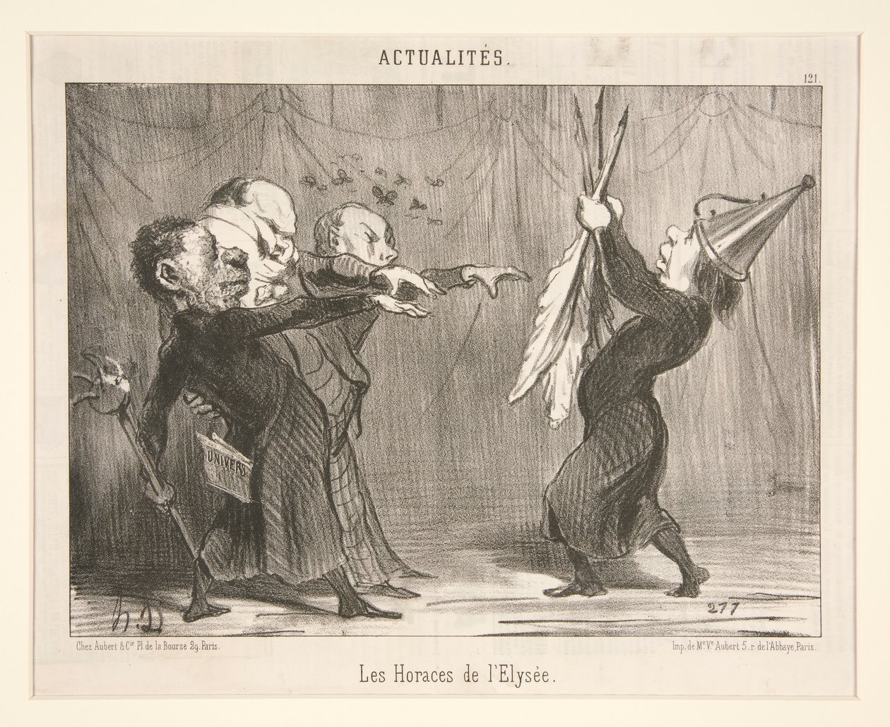 The Horatii by Honoré Daumier