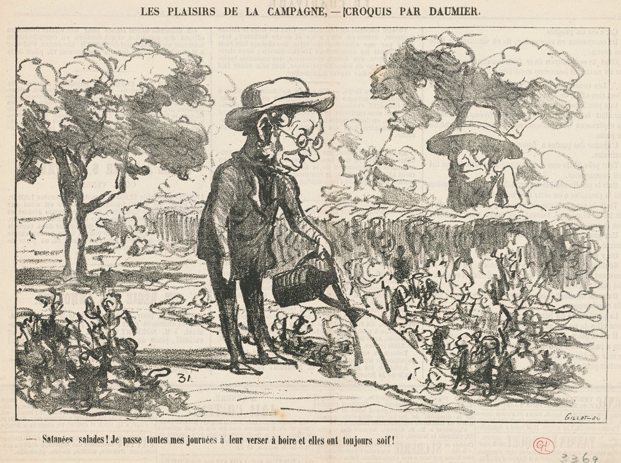 Satanic Salads... by Honoré Daumier