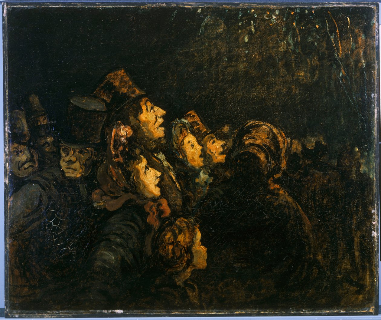 The Rockets by Honoré Daumier