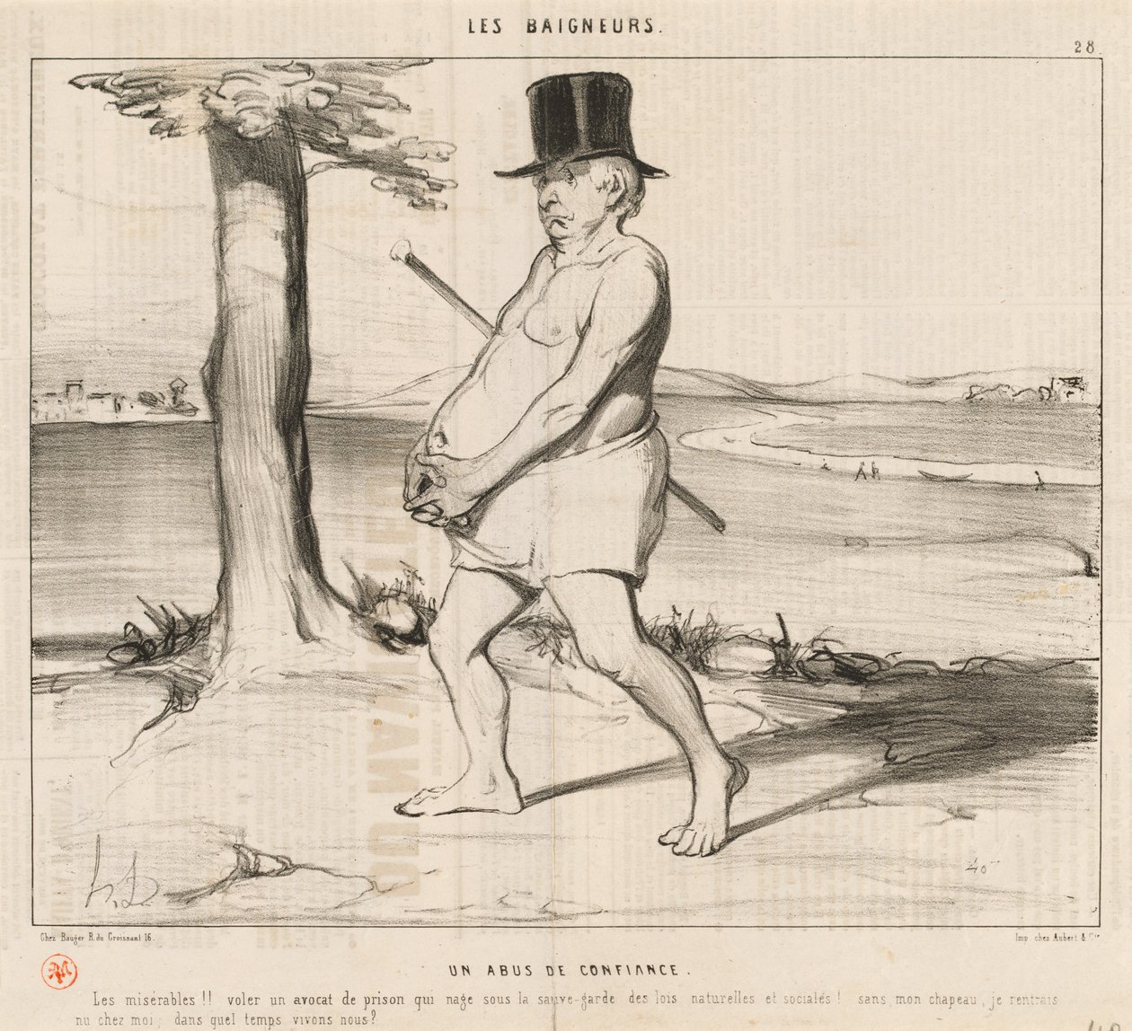 An Abuse of Trust by Honoré Daumier
