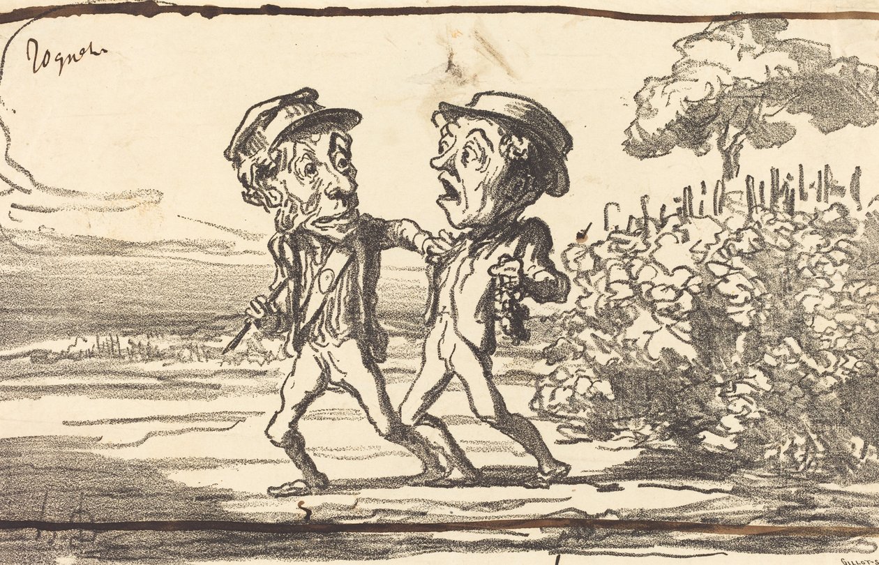 A Criminal! by Honoré Daumier