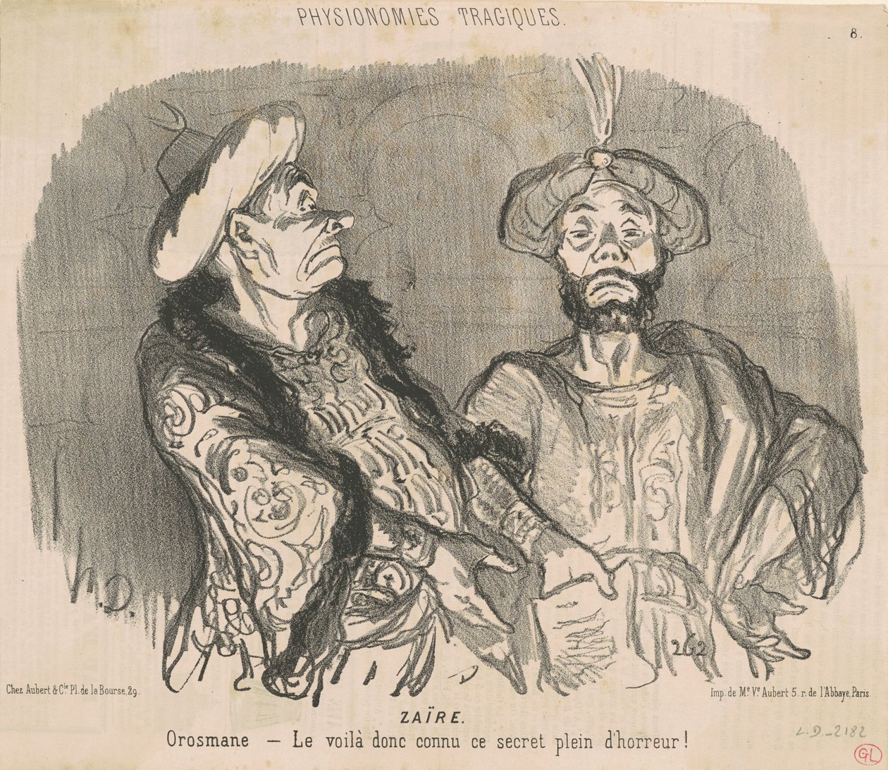 Zaïre by Honoré Daumier