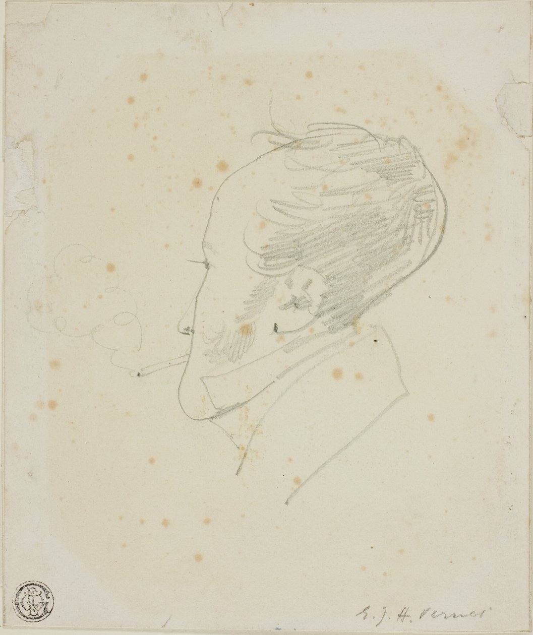 Self-Portrait by Horace Vernet