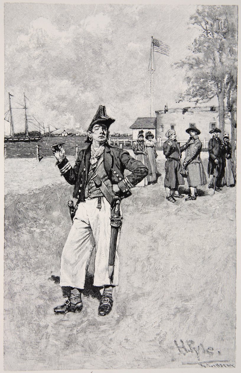 A Privateersman ashore by Howard Pyle