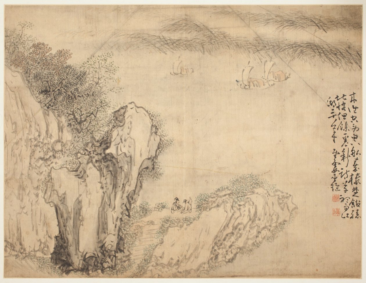 Landscape by Huang Shen