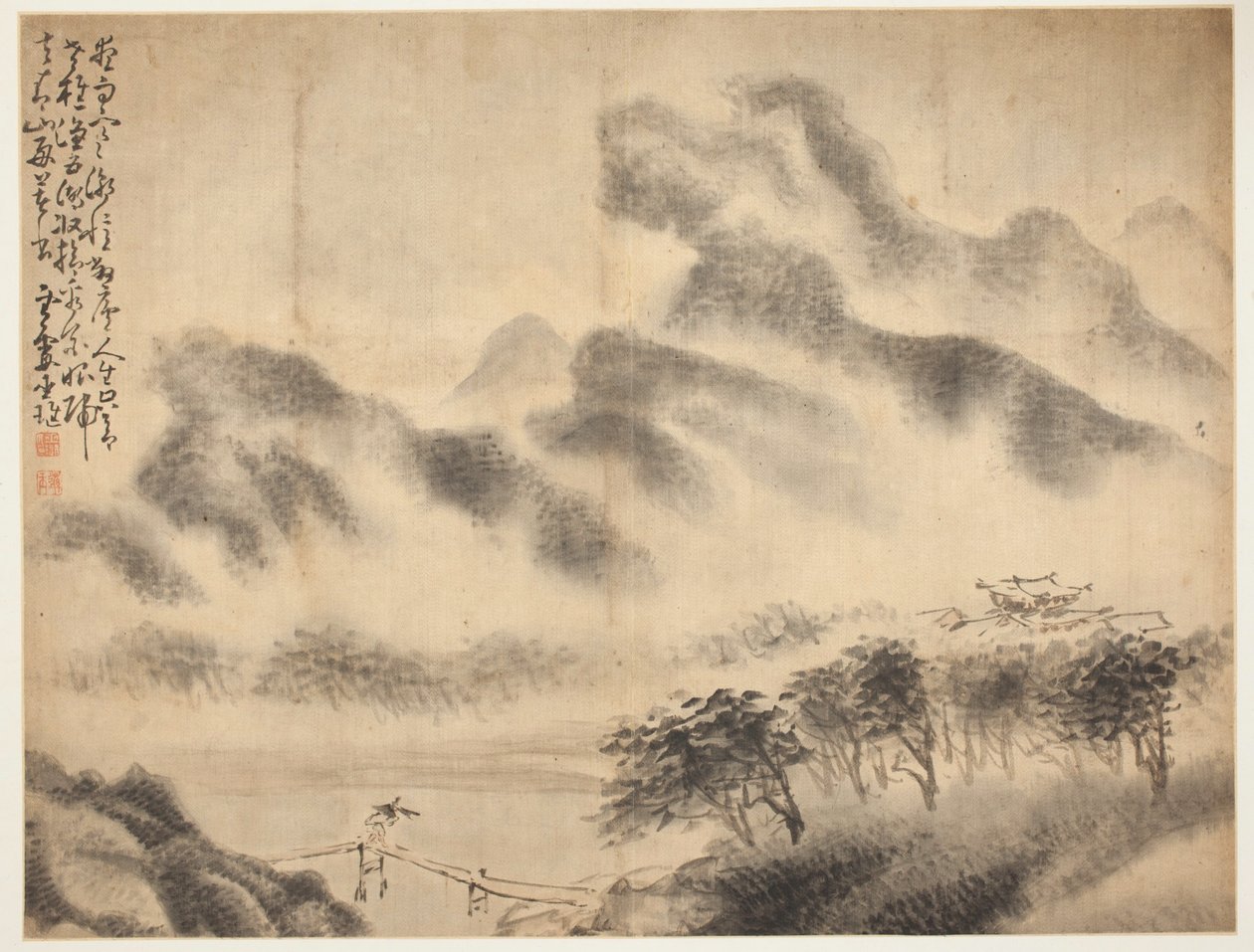 Landscape by Huang Shen