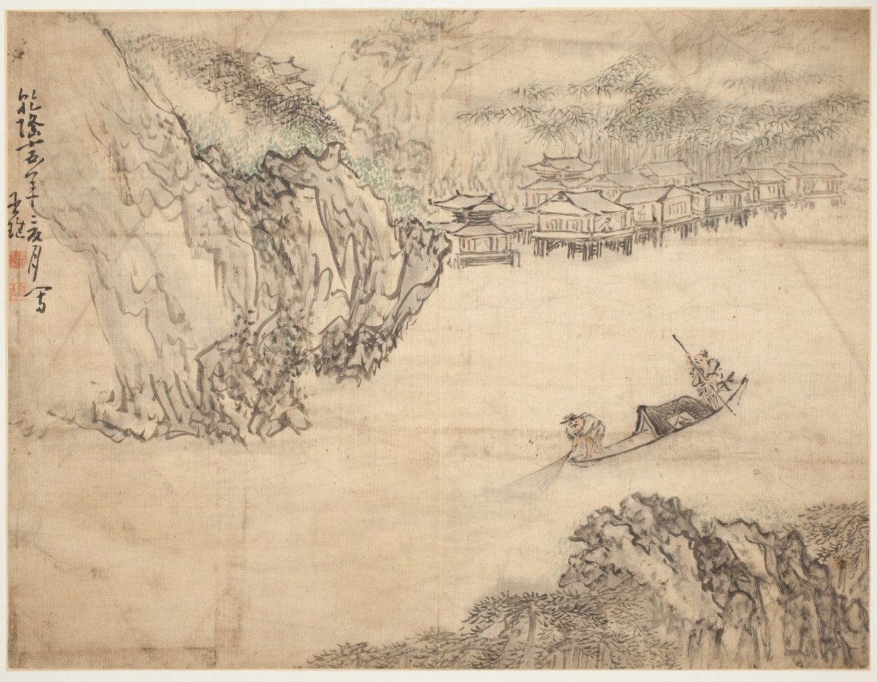 Landscape by Huang Shen