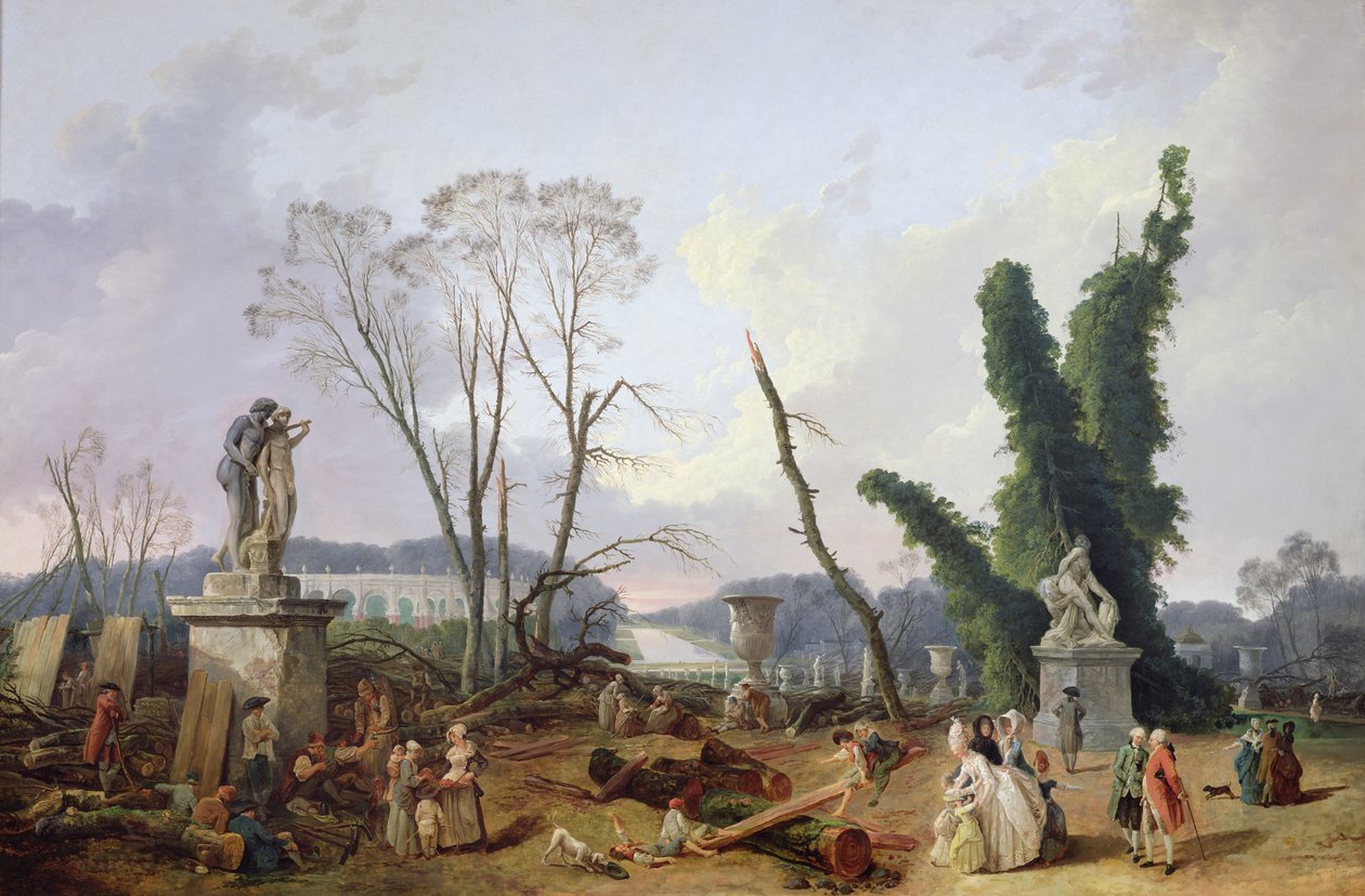 The Gardens of Versailles by Hubert Robert