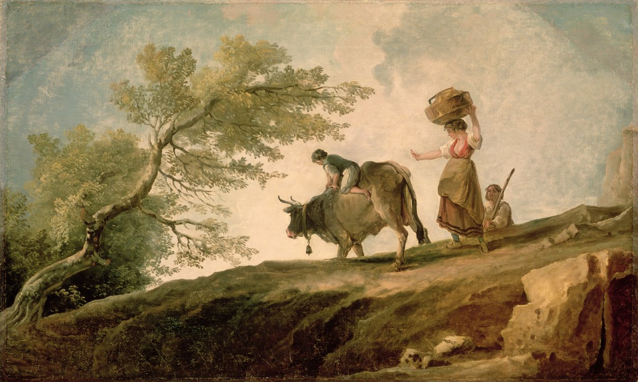 The Pasture by Hubert Robert