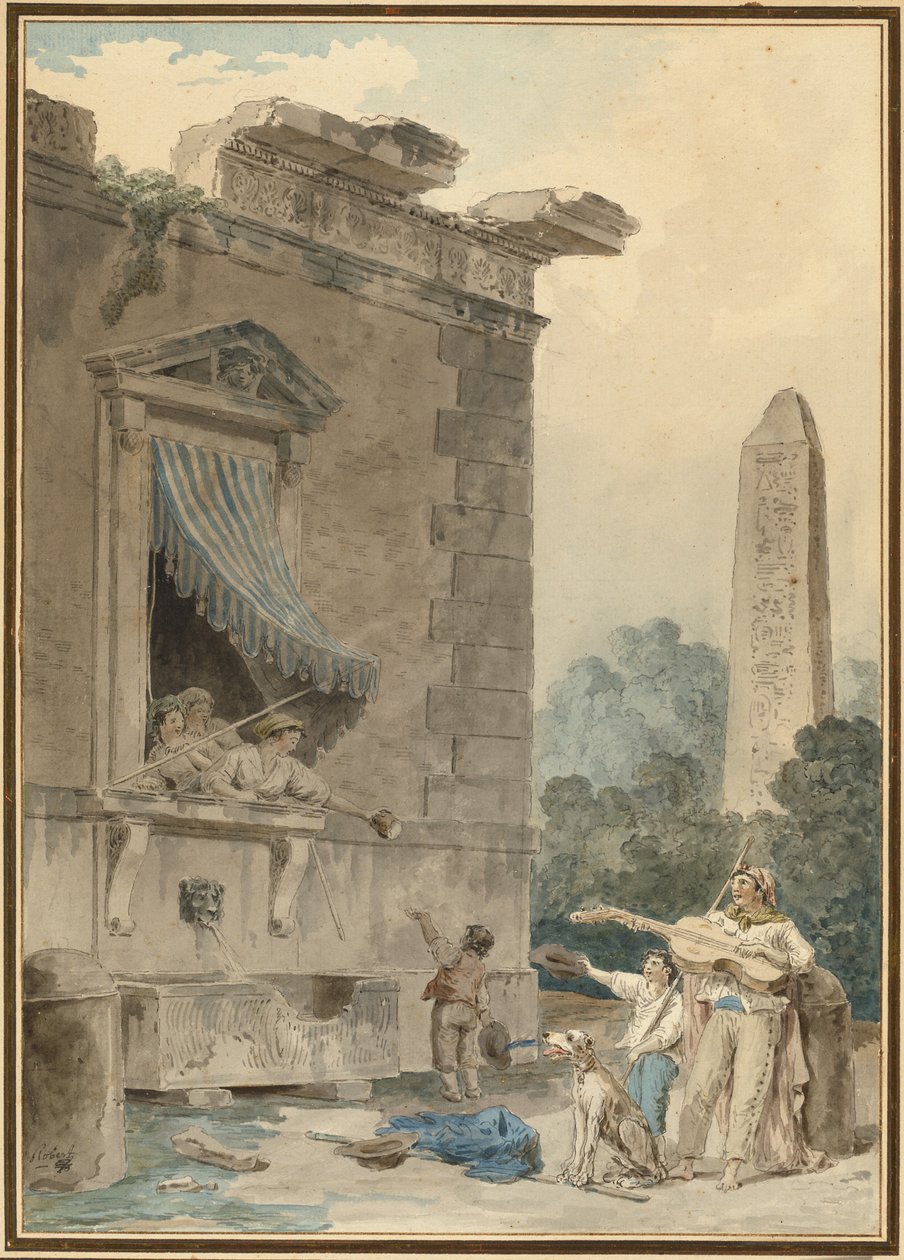 Charitable Ladies by Hubert Robert