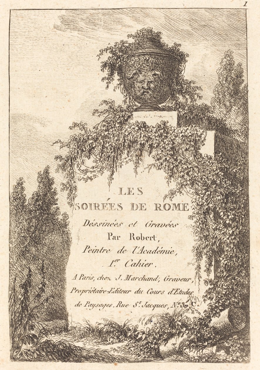 Title Page by Hubert Robert