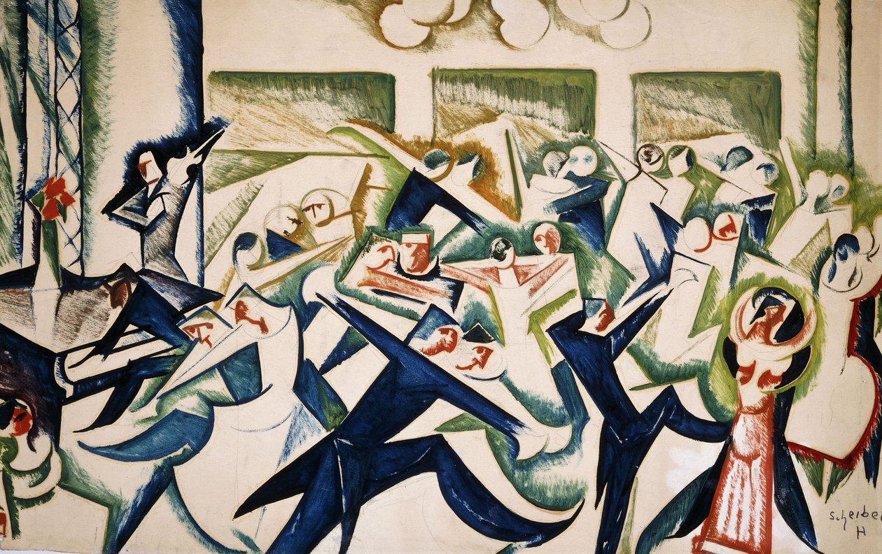 Dancers by Hugo Scheiber