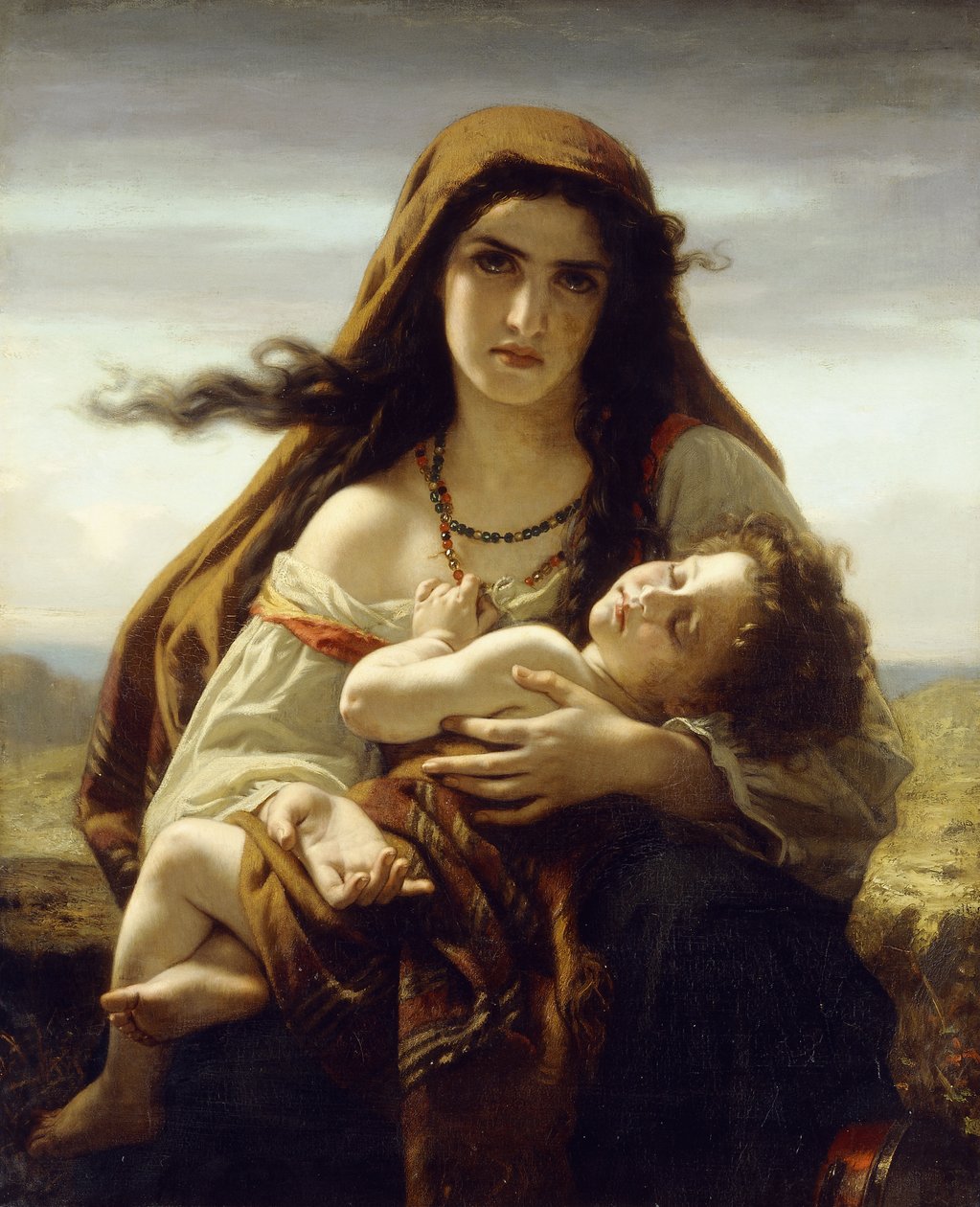 Mother and Child by Hugues Merle