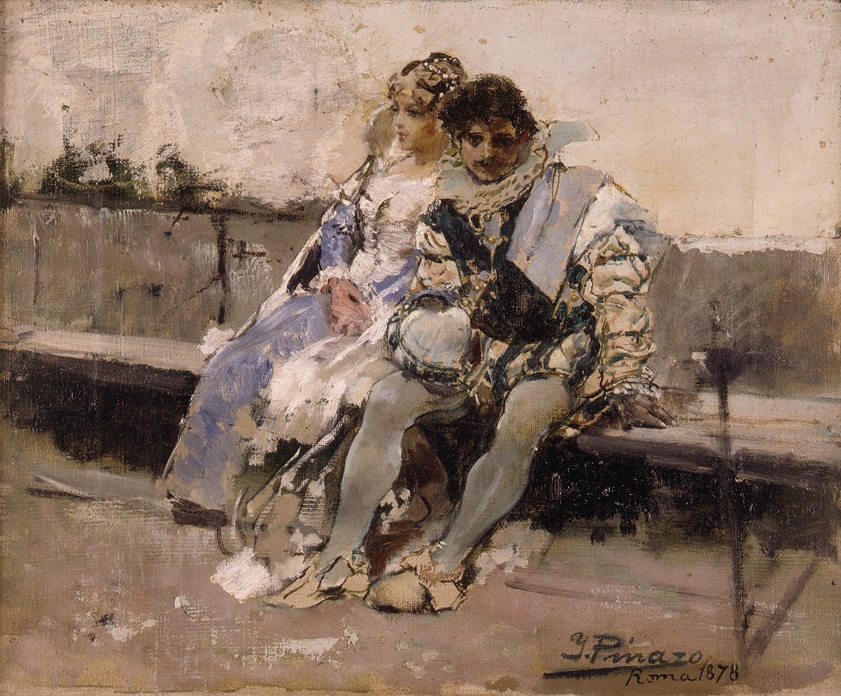 Lovers by Ignacio Pinazo Camarlench