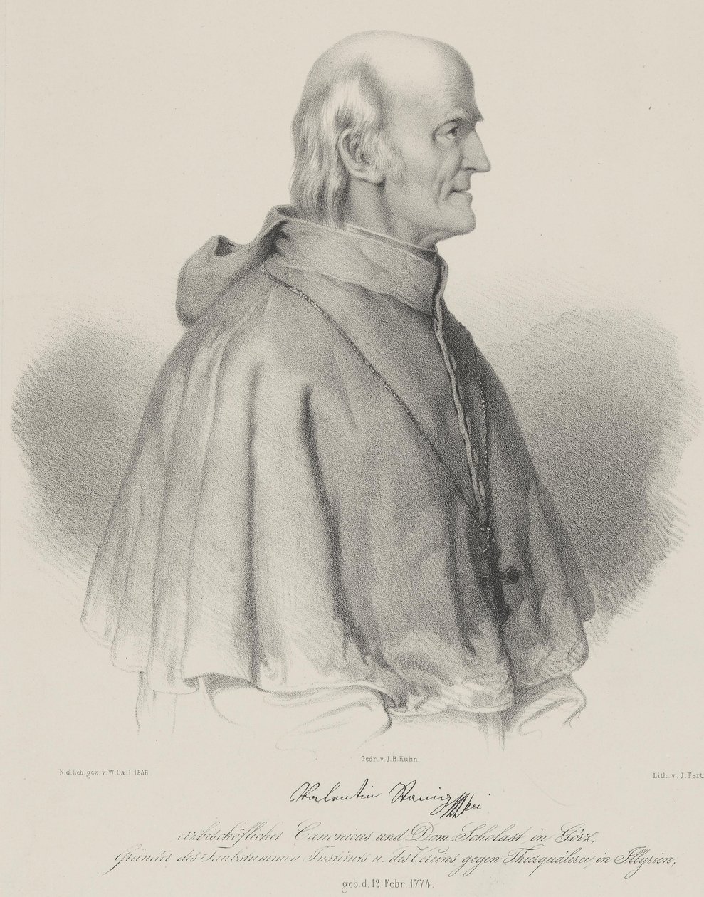 Valentin Stanič by Ignaz Fertig