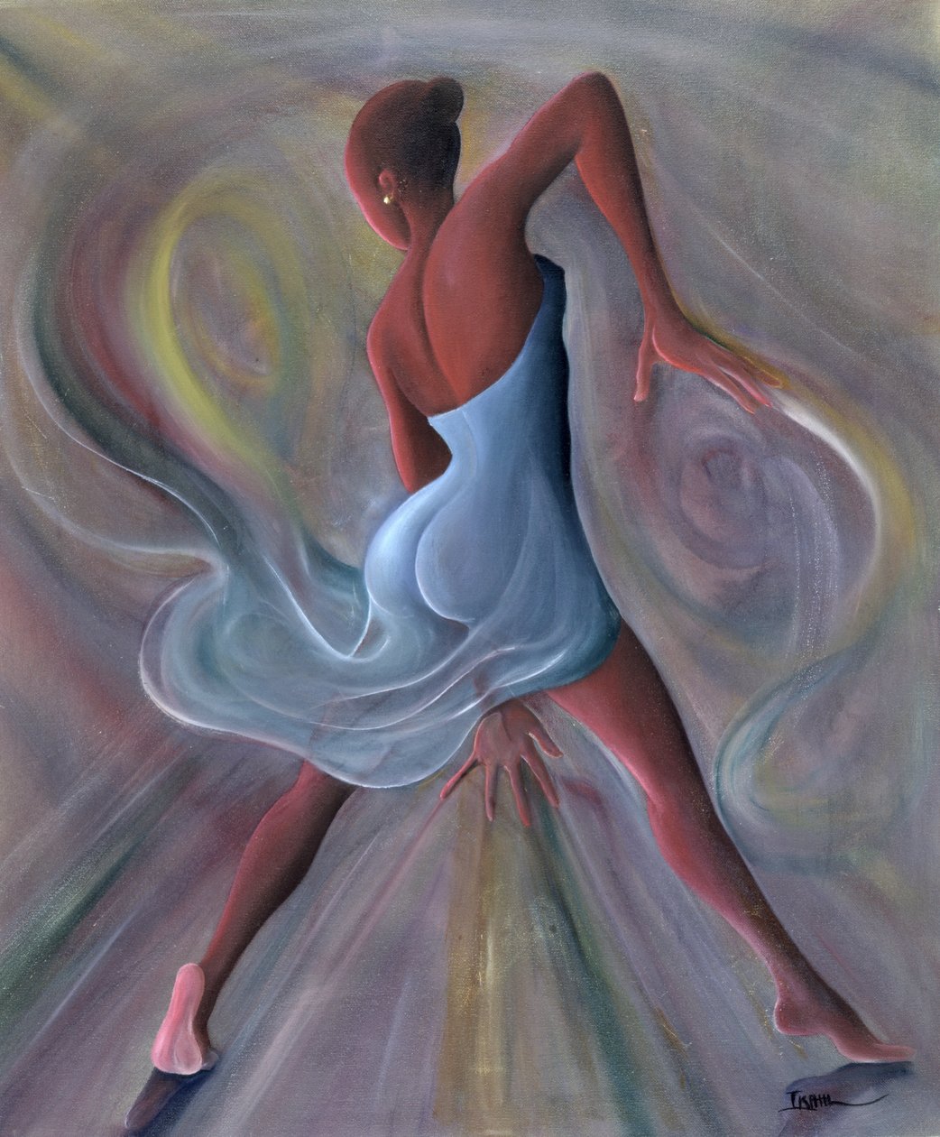 Blue Dress by Ikahl Beckford