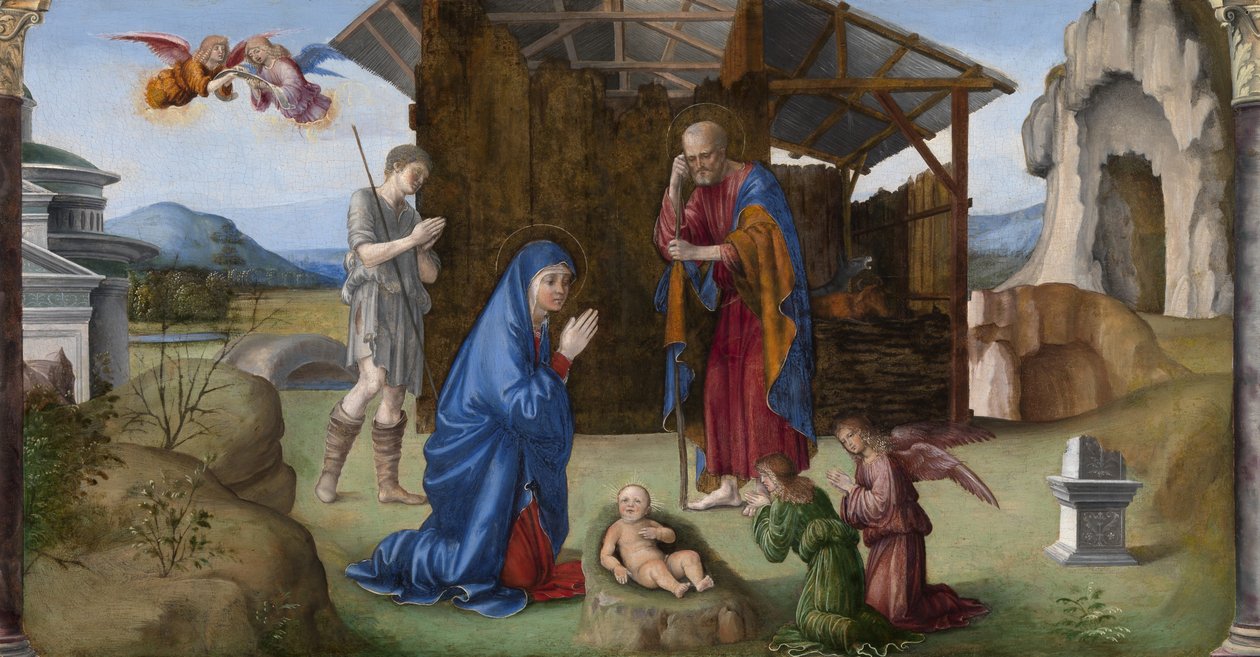 The Nativity by Il (1450 1517) Francia