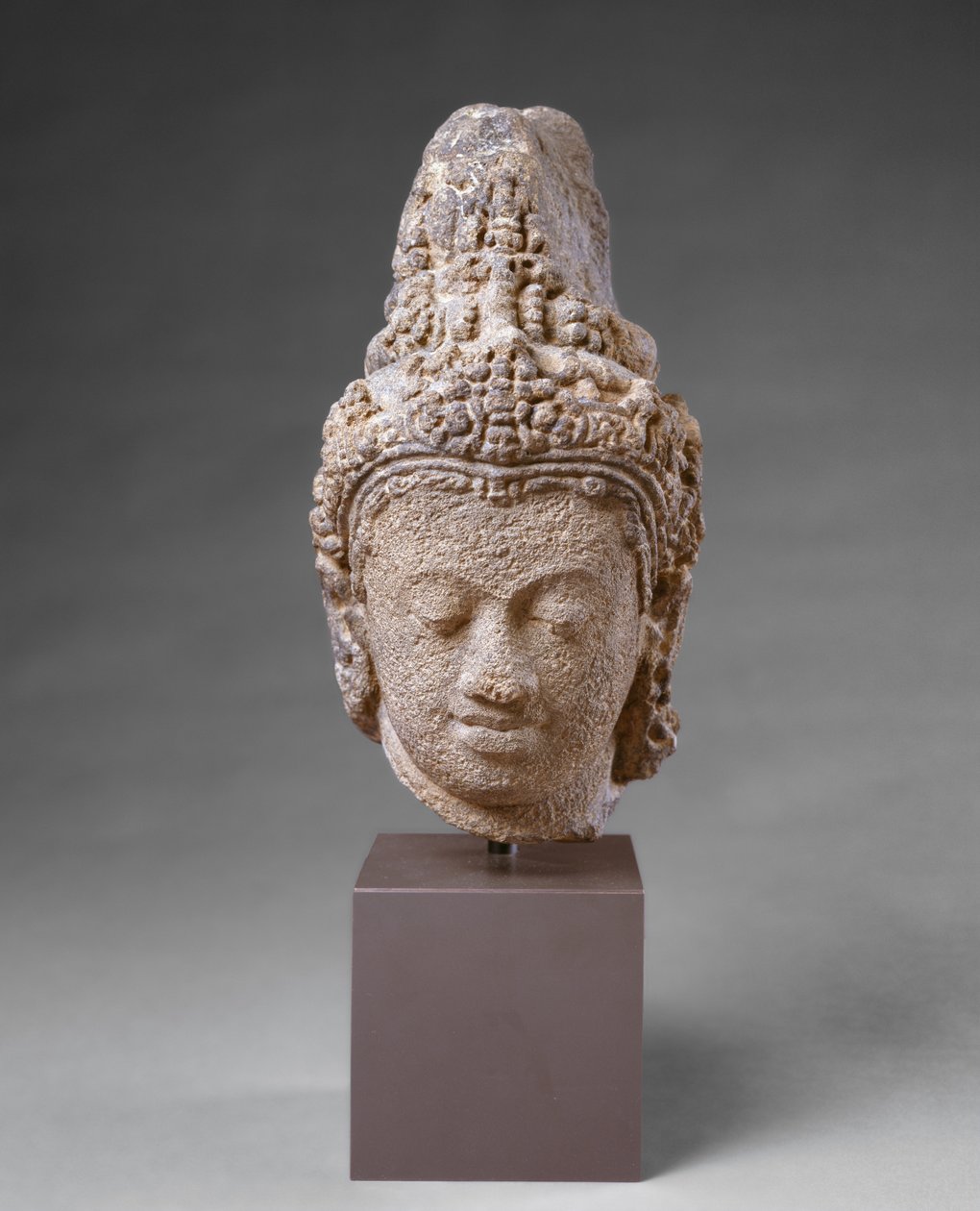 Head of a Deity by Indonesian