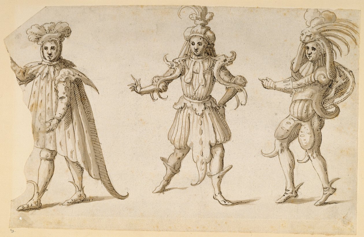 Three Fays, c.1611 by Inigo Jones