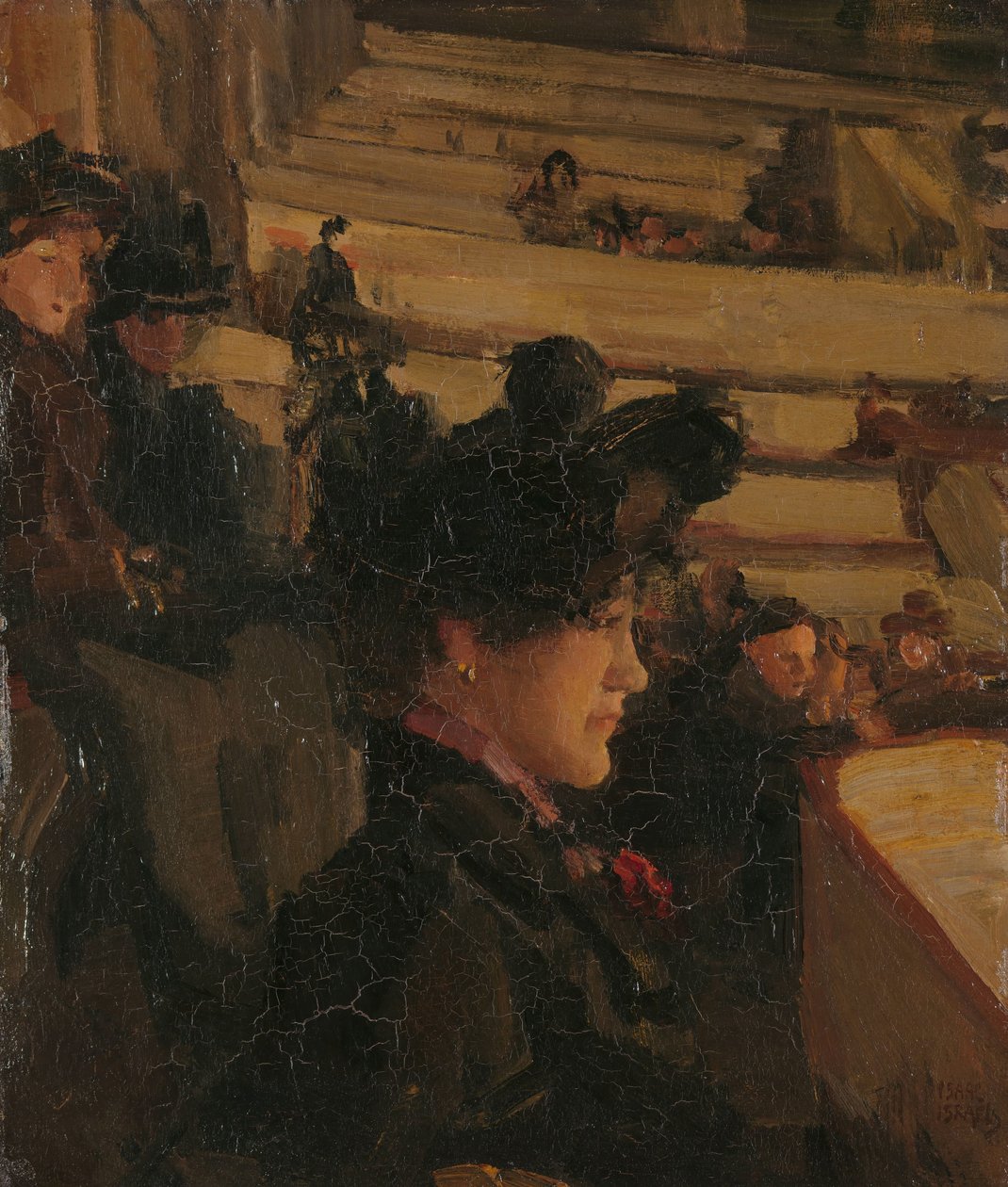 At the Theatre by Isaac Israels
