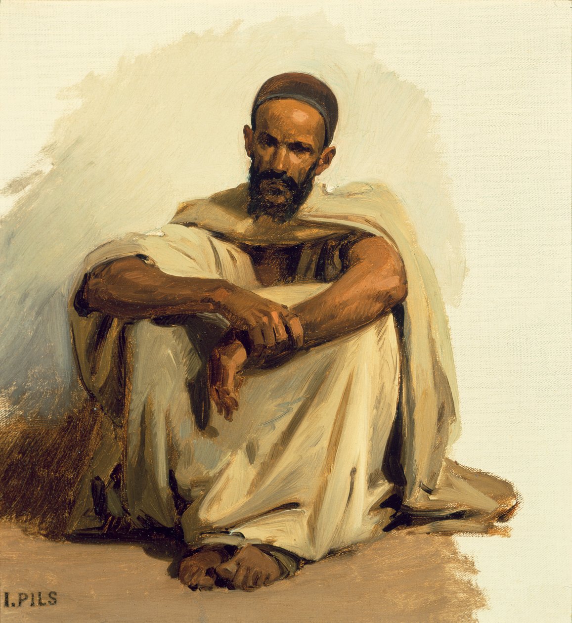 Seated Arab by Isidore Pils