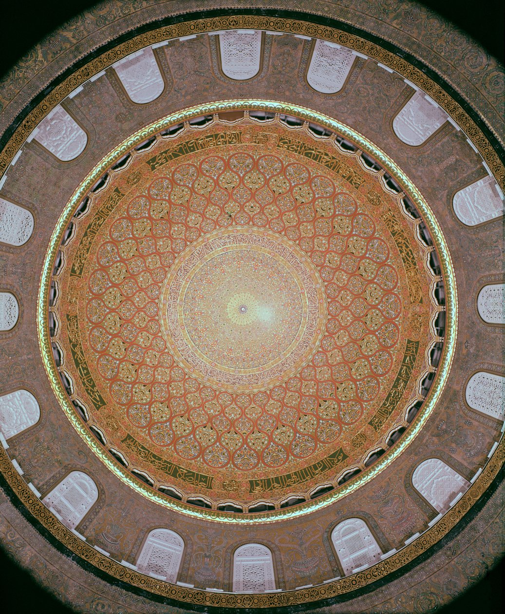Interior of the Dome by Islamic School