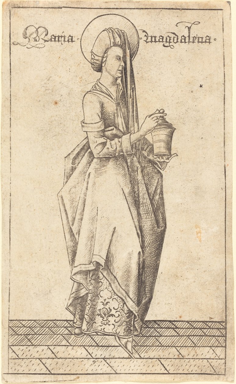 Saint Mary Magdalene, c. 1470 by Israhel van Meckenem