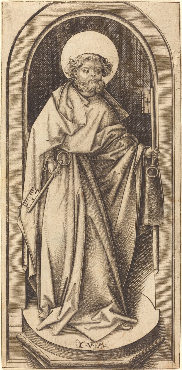 Saint Peter by Israhel van Meckenem