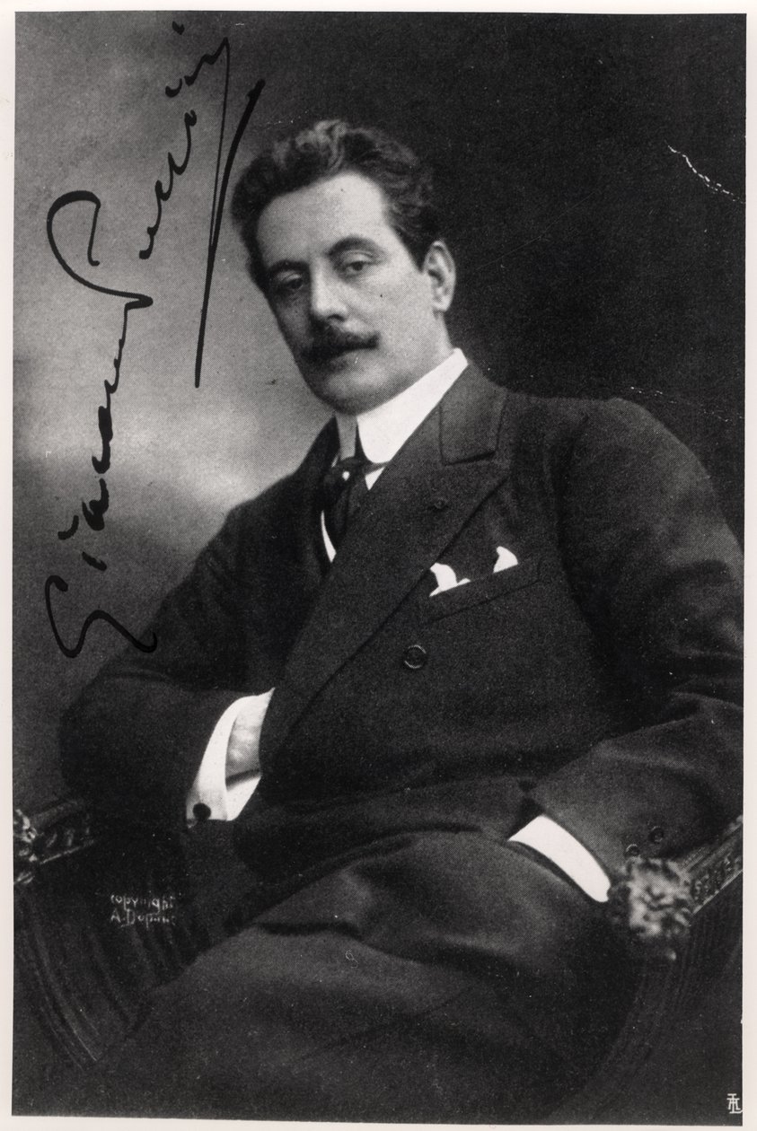 Giacomo Puccini by Italian Photographer