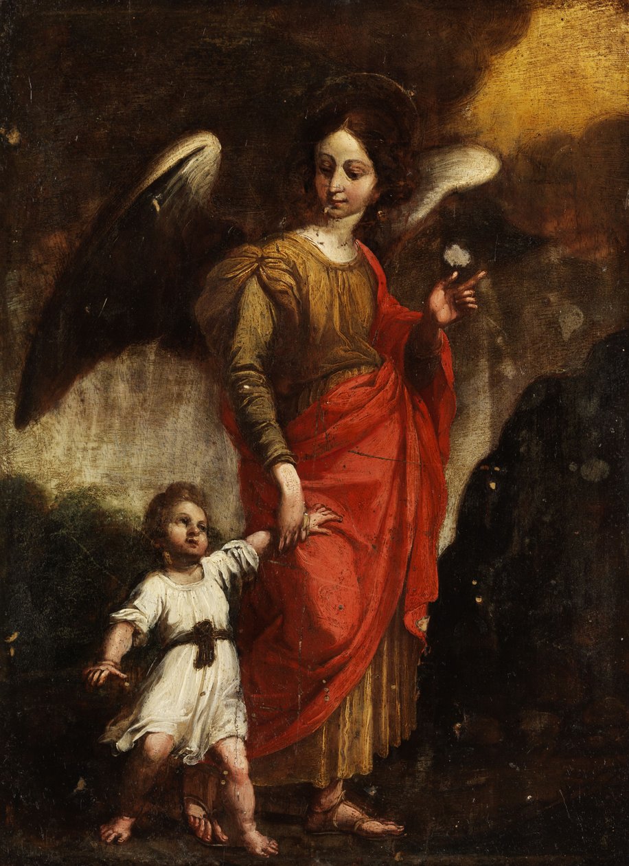 The Guardian Angel by Italian Master