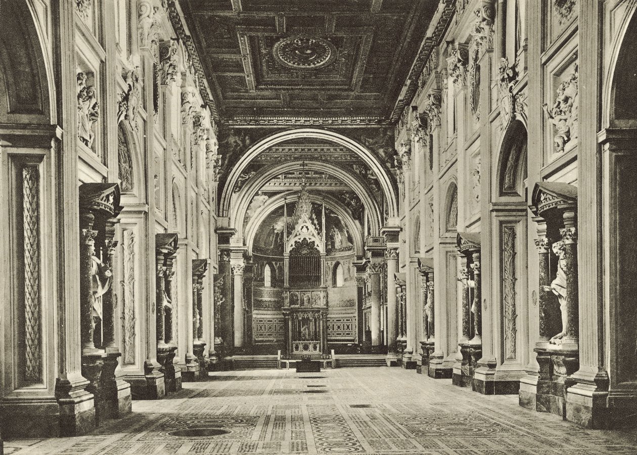 Basilica of St. John Lateran, Inside by Italian Photographer