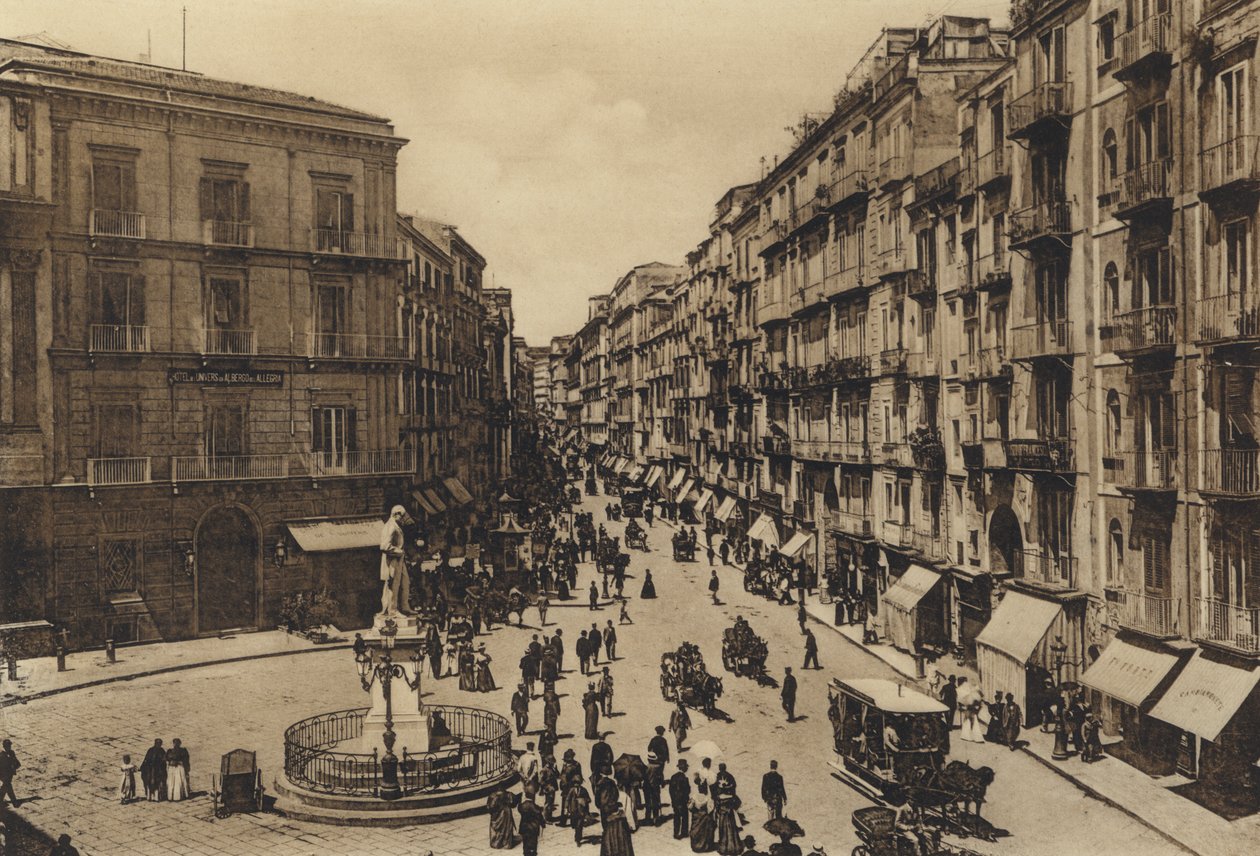 Naples: Via Roma formerly Toledo by Italian Photographer