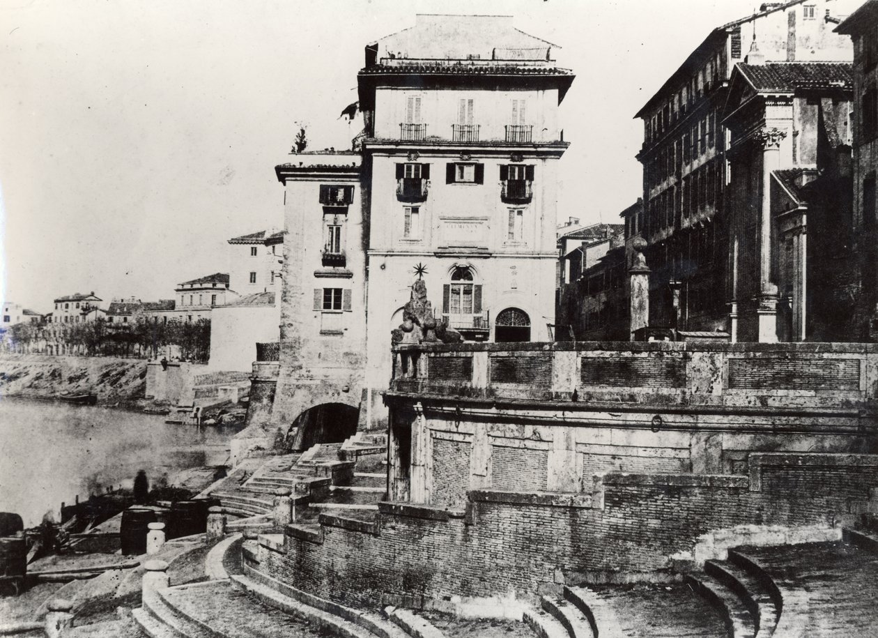 View of Porto di Ripetta by Italian Photographer