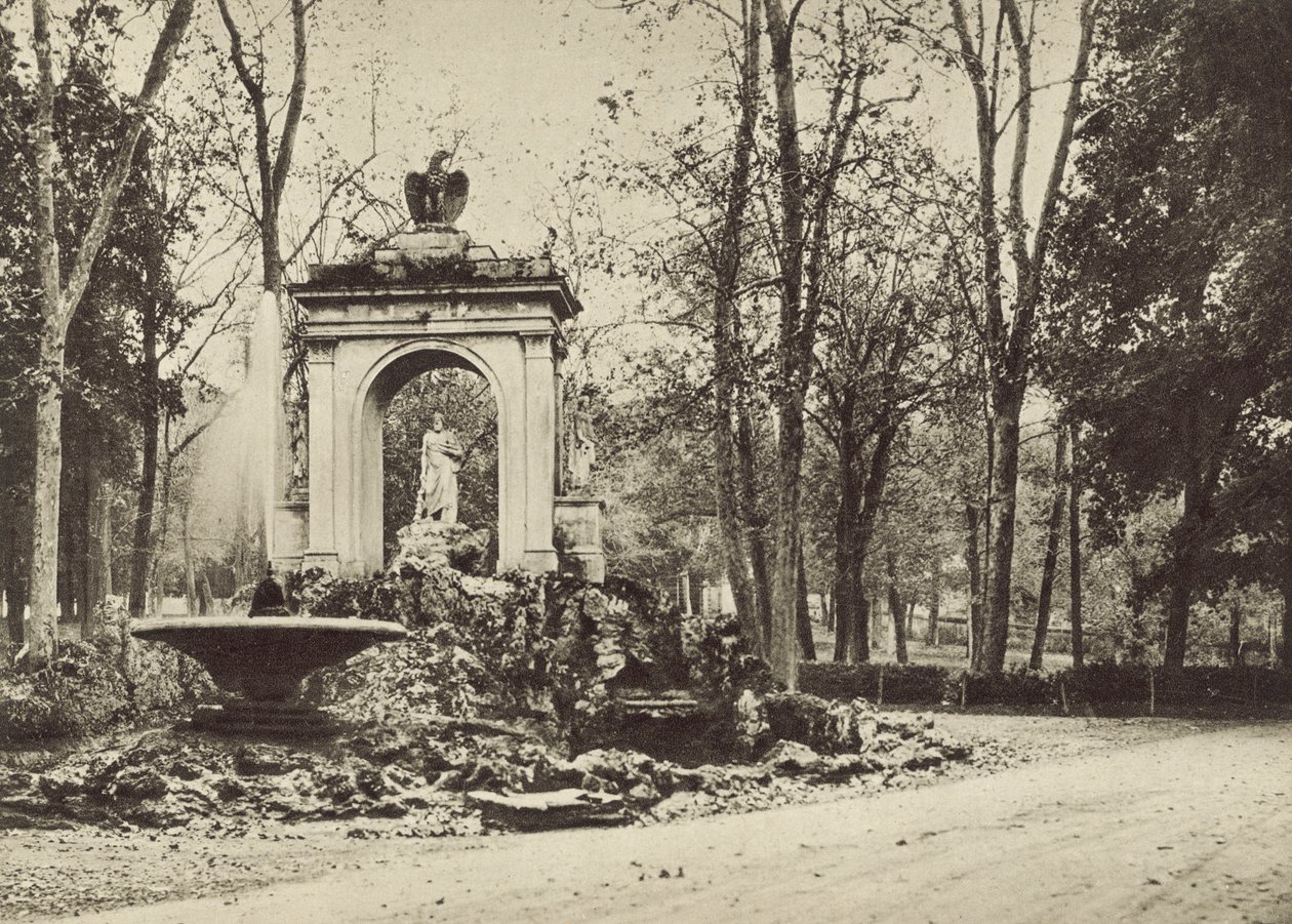 Villa Borghese, The Fountain by Italian Photographer