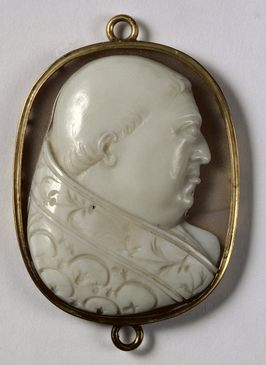 Cameo of Pope Leo X by Italian School