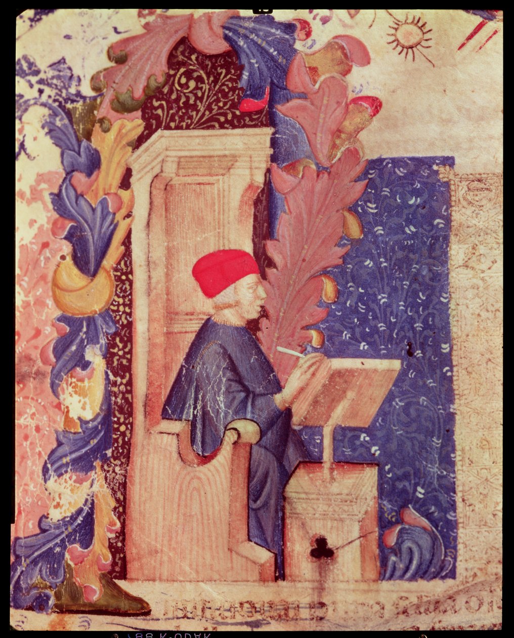 Dante Writing The Divine Comedy by Italian School